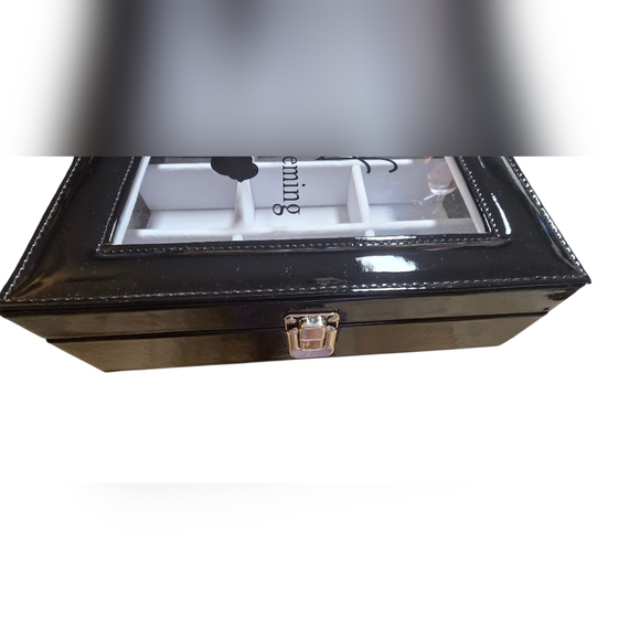 Nora Fleming Black Glossy Mini Charns M4 Display Storage Case - Picture 10 of 11